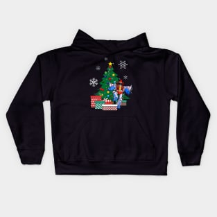 Starscream Around The Christmas Tree Transformers Kids Hoodie